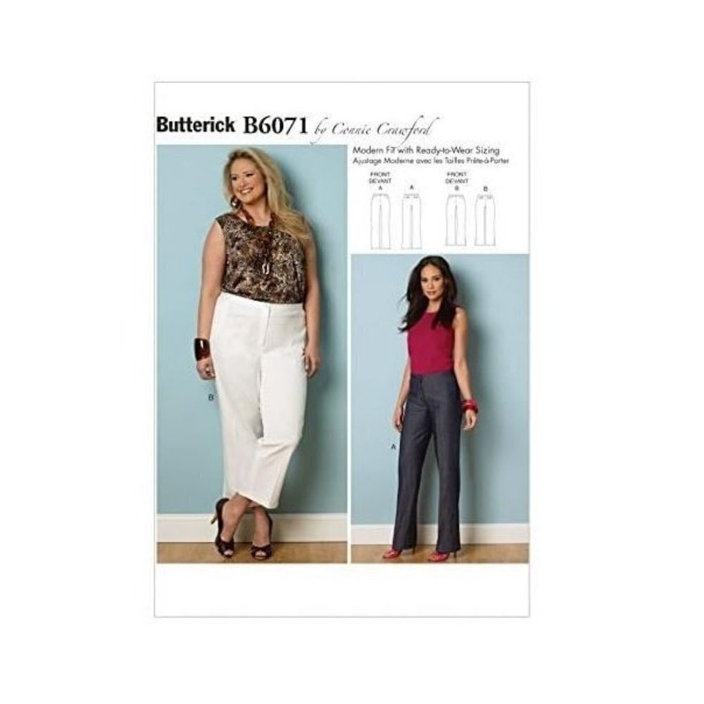 Butterick Sewing‎ Pattern 6071 Pants Trousers Misses Size XS-XL